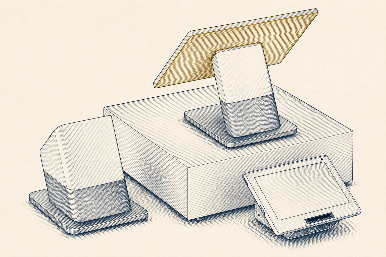 Clover Station Duo point-of-sale with register screen and customer-facing display